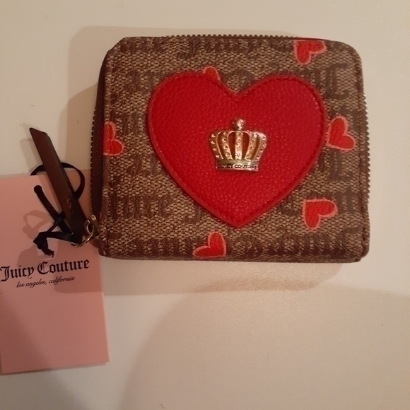 Juicy Couture Handbags - Juicy Couture Heart Crown Small Coin Purse